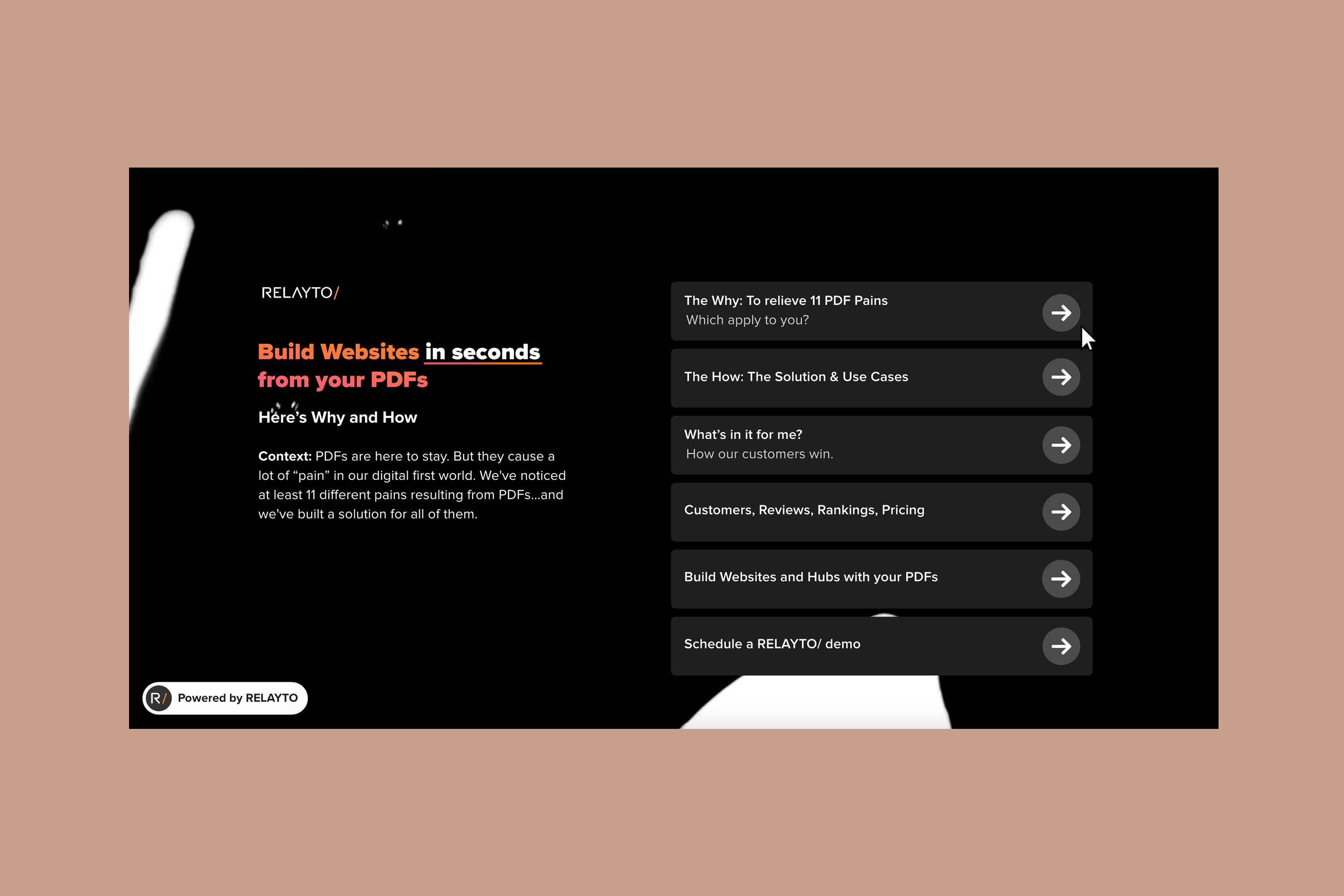 Instant Website Builder: Interactive Microsite