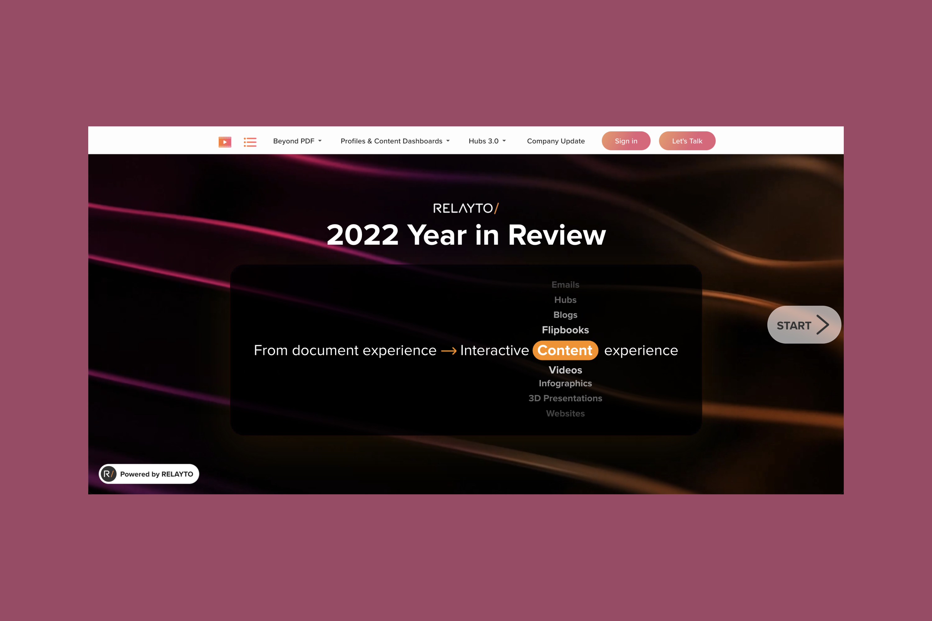 RELAYTO 2022: Interactive Annual Review