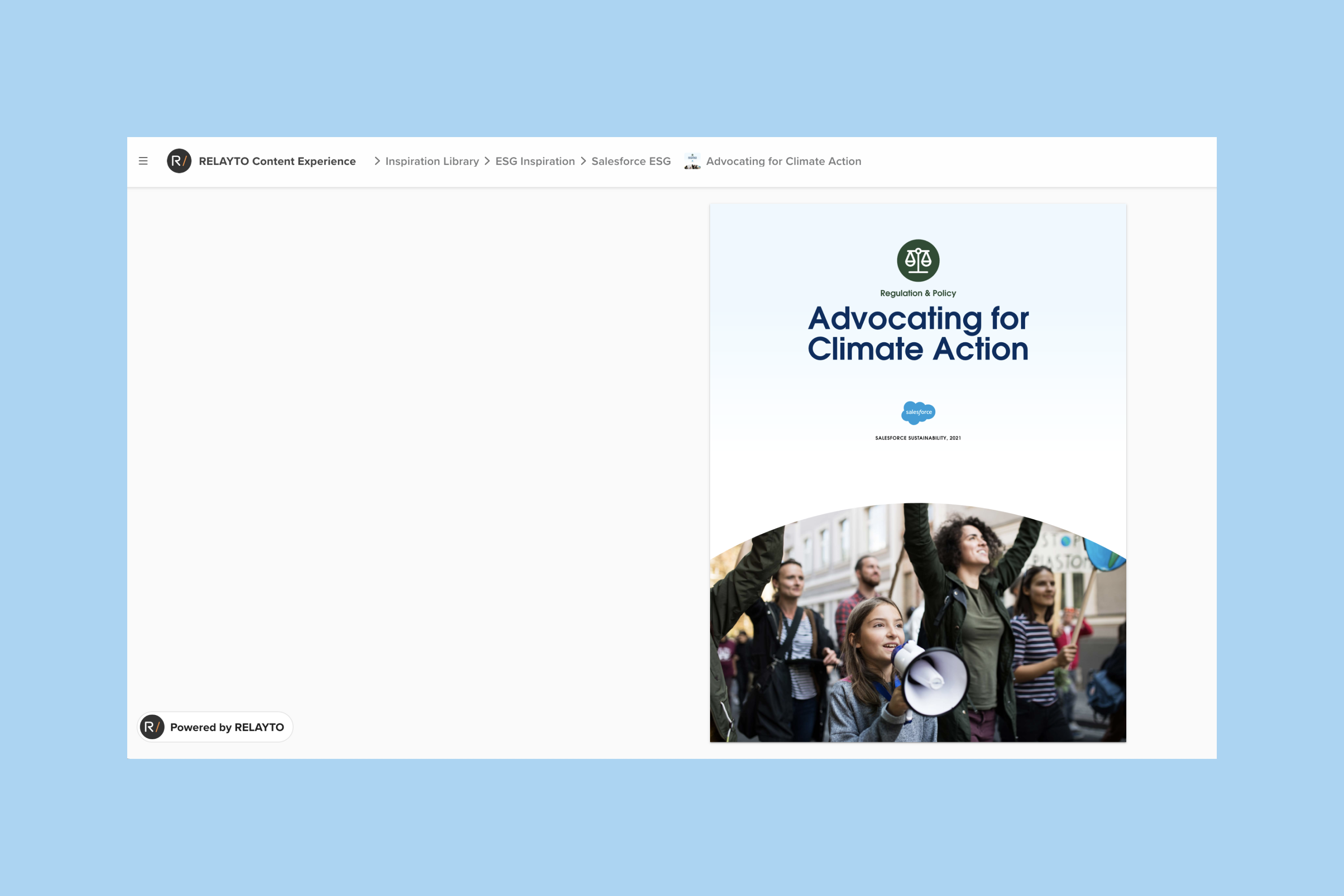 Salesforce: Interactive Tech ESG Flipbook