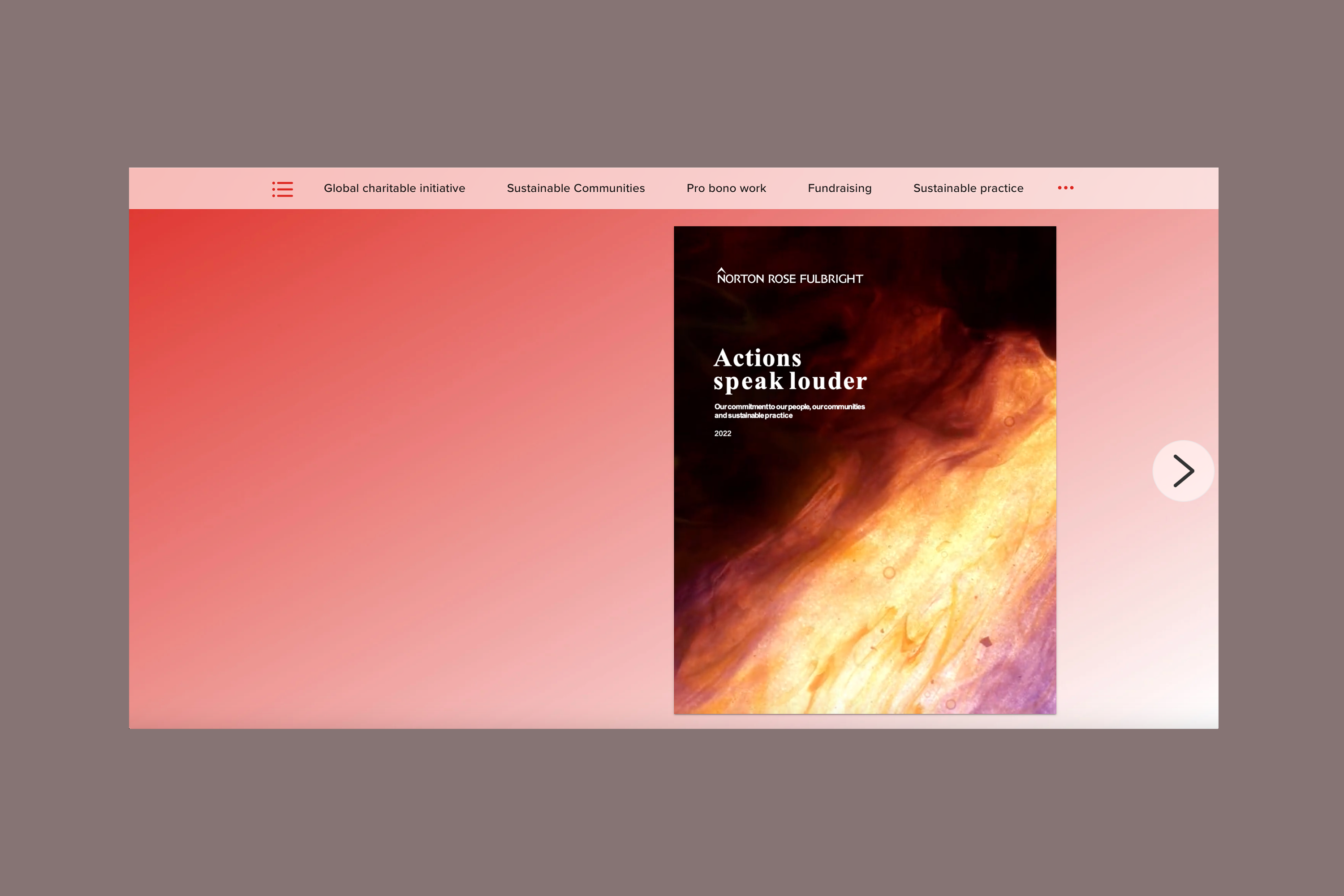 Norton Rose Fulbright: Interactive ESG Flipbook