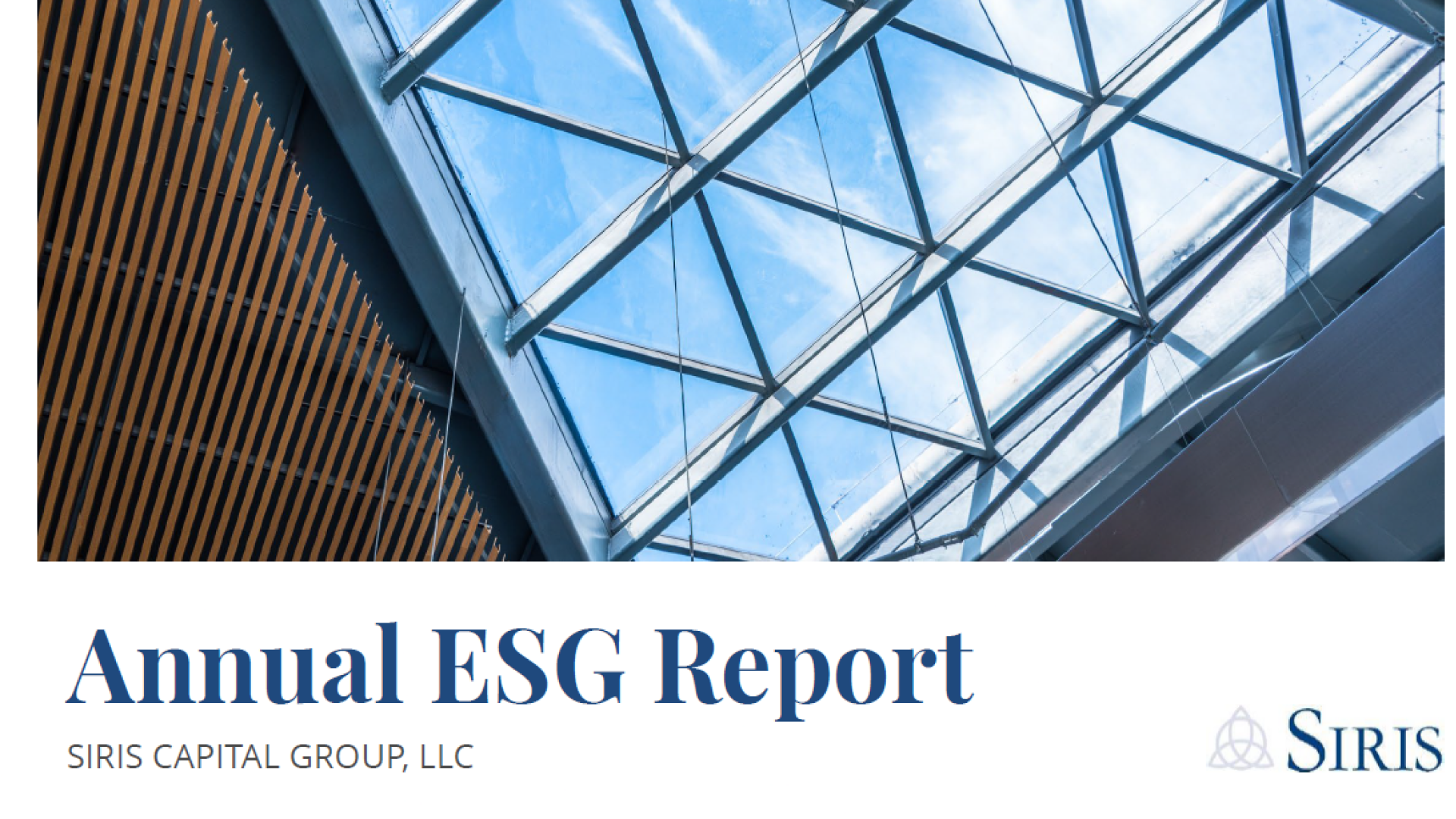Siris: Interactive Finance ESG Report