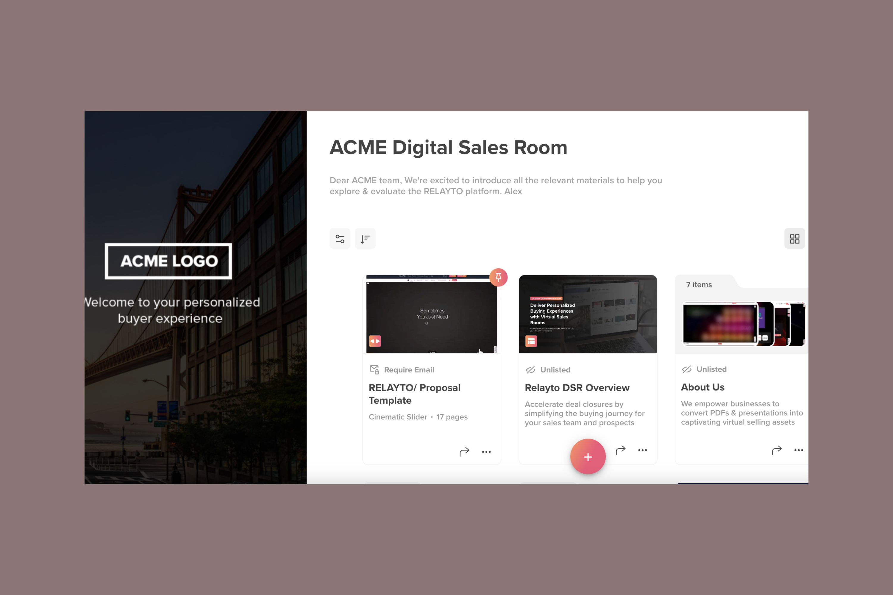 Digital Sales Room: Interactive Tech Hub
