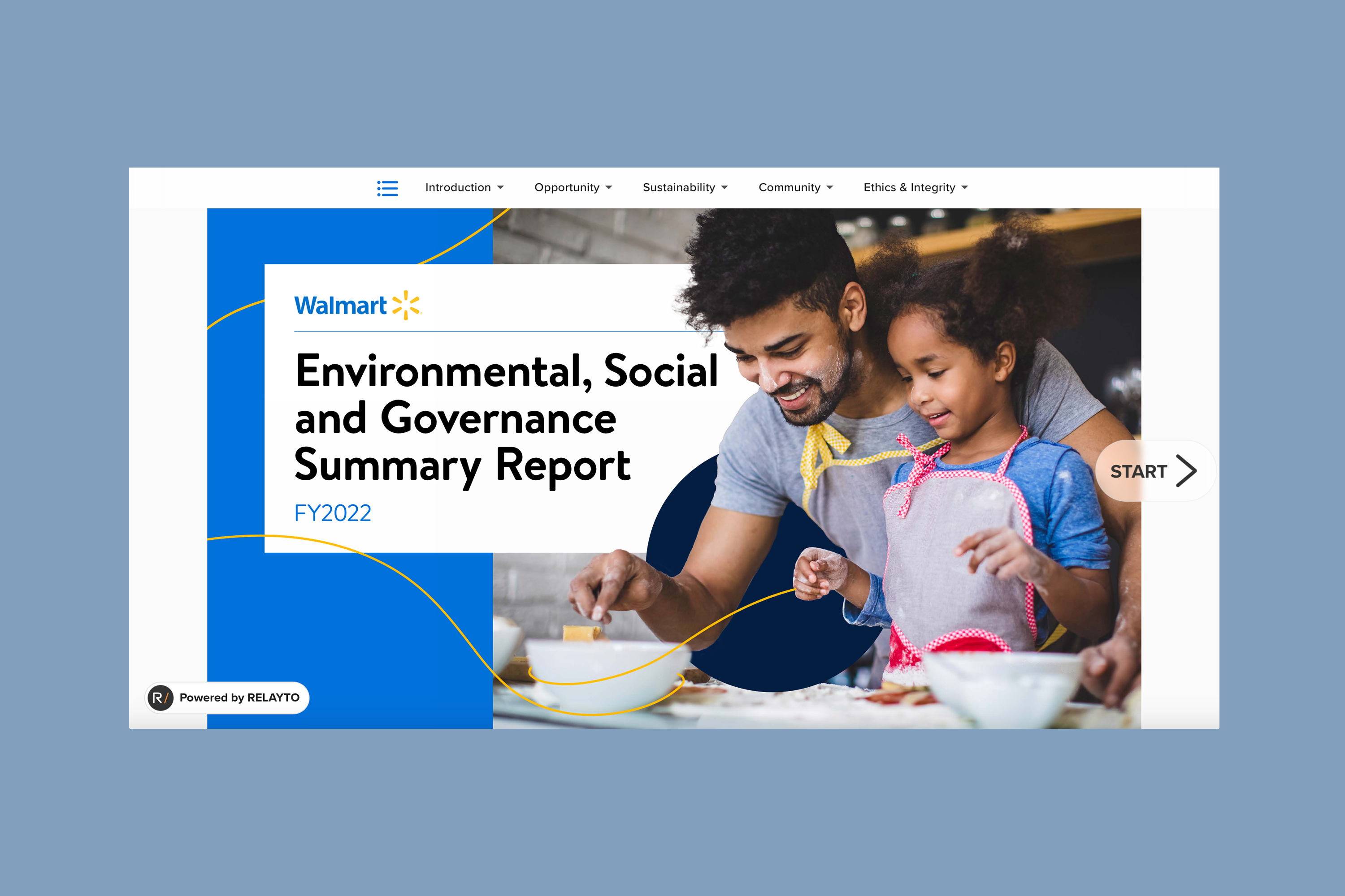 Walmart: Interactive ESG Presentation