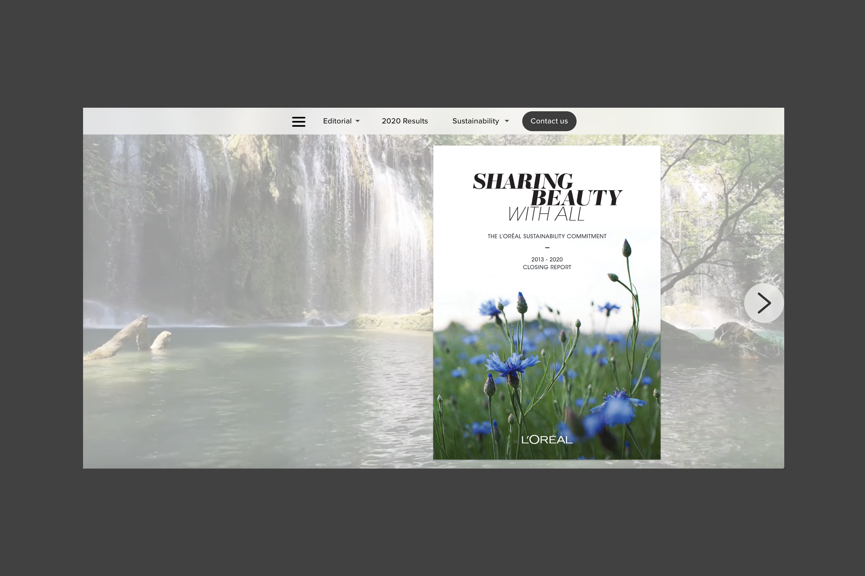 L�Or�al: Interactive Fashion ESG Flipbook