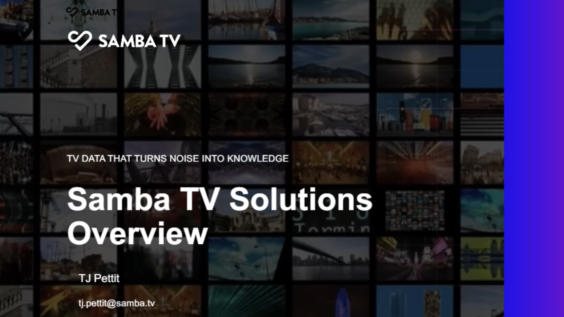 Samba TV: Interactive Media B2B Brand Solutions