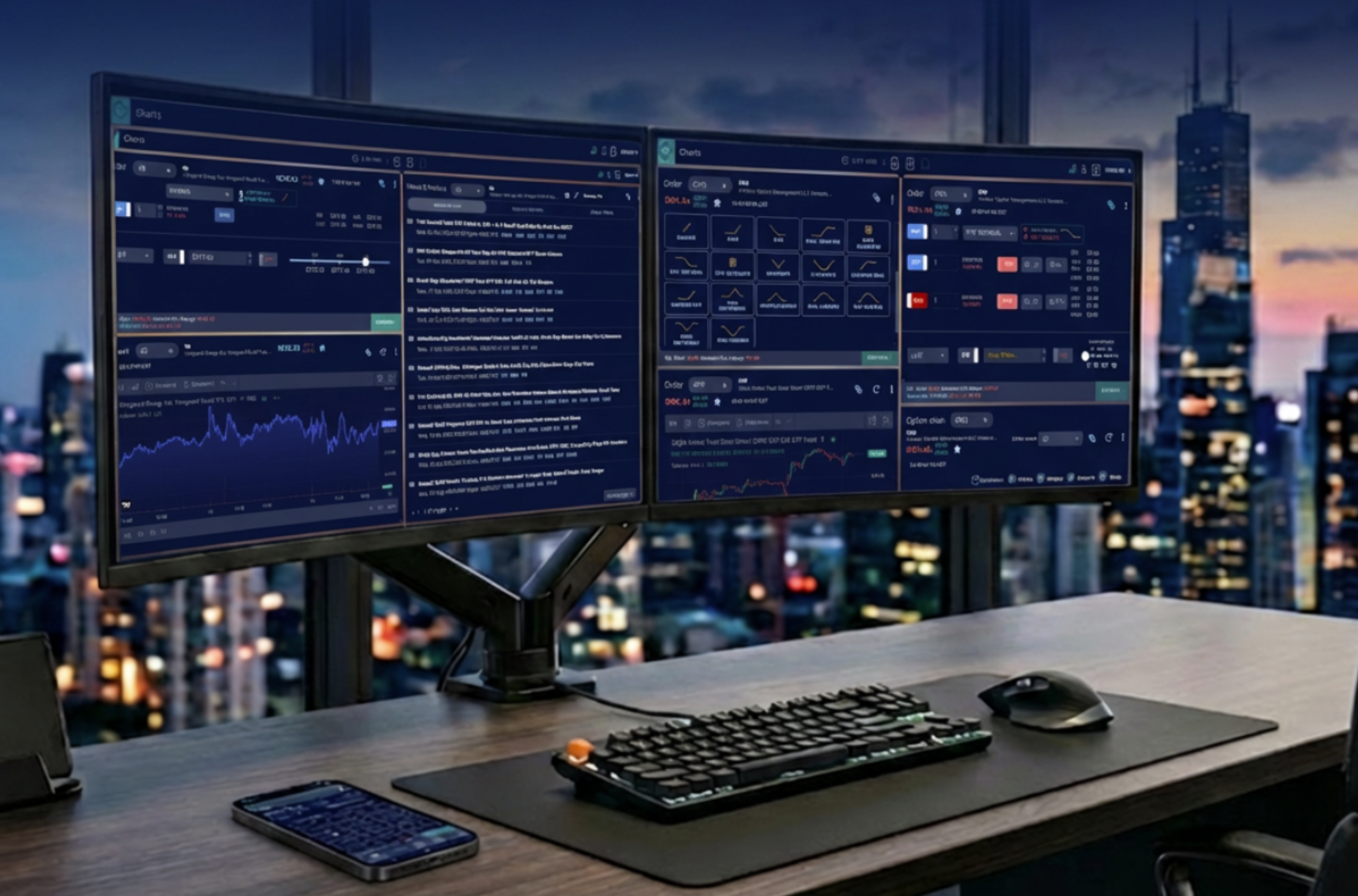 The TradingBlock platform dashboard