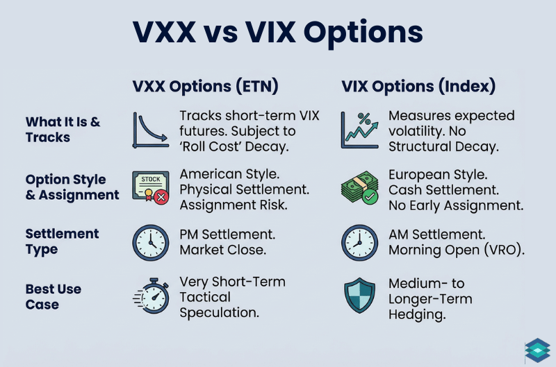 vxx vs vix options