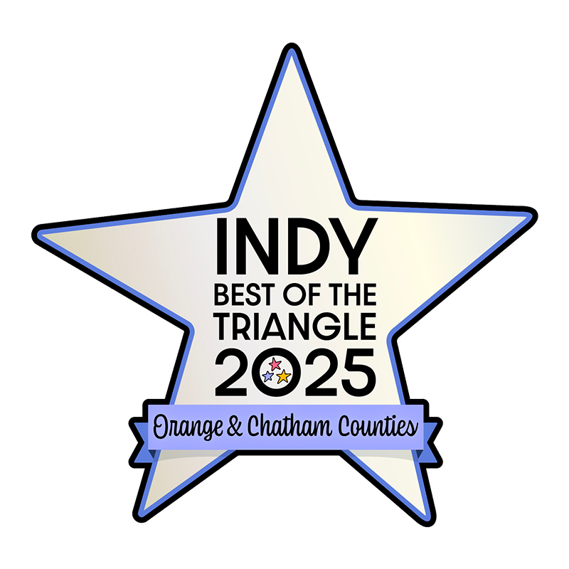 Voted Indy Week Best of The Triangle 2018