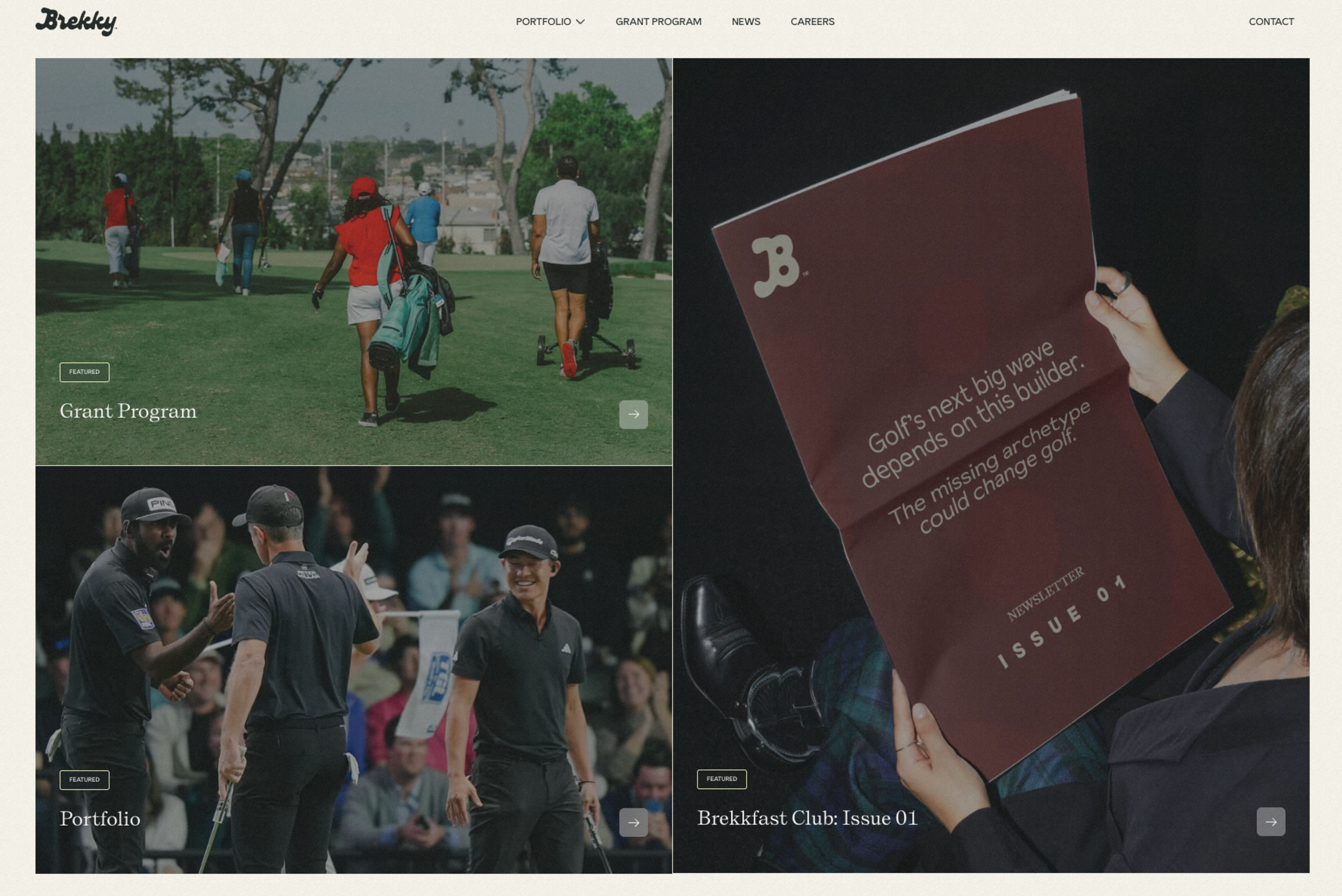 Brekky Golf Co. 2026 Redesign thumbnail
