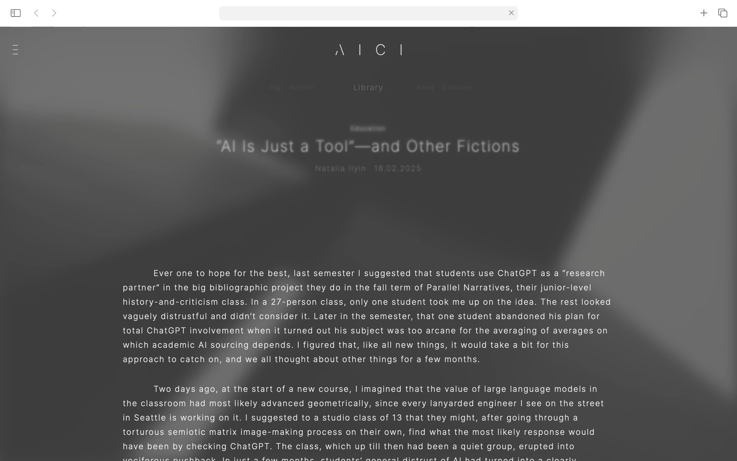 Branding & Website Development — Visual identity, creative and art direction, editorial, portfolio, social media strategy and website (design & programming) for the tech company, AICI, based in France (Paris) and Germany (Cologne and Munich). 'We use AI to streamline the process of making and designing architecture' www.aici.tech
— designed by Laura Jouan, 2023-2025