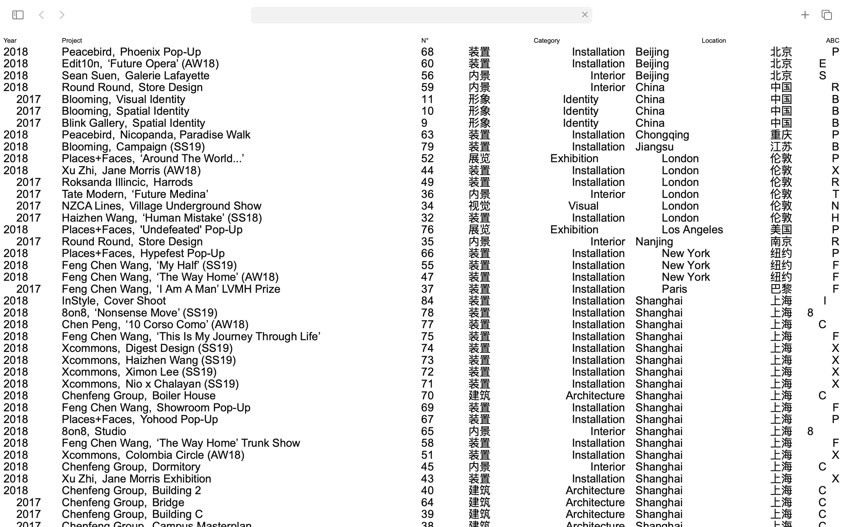 Laura Jouan, portfolio: Joseph dejardin, architecture & design studio, 2020. Branding & website (design/development)