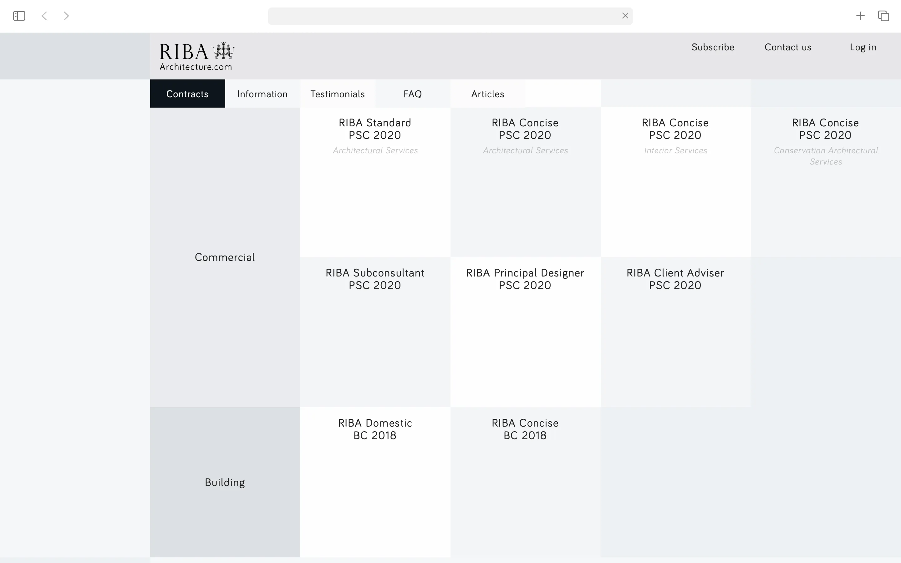 Laura Jouan, portfolio: RIBA Contracts, architecture & generative system, 2023. Branding & website (design/development)