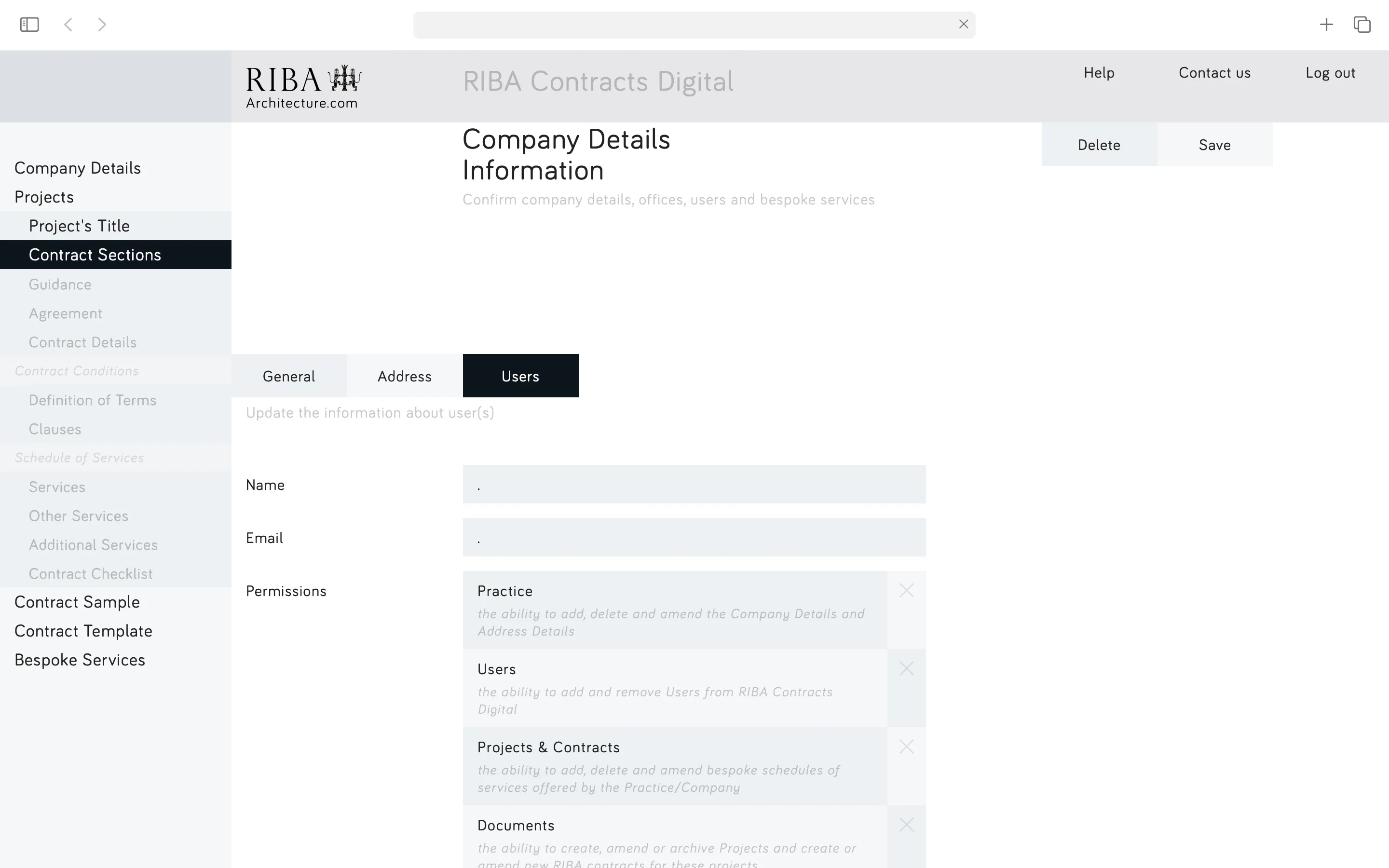 Laura Jouan, portfolio: RIBA Contracts, architecture & generative system, 2023. Branding & website (design/development)