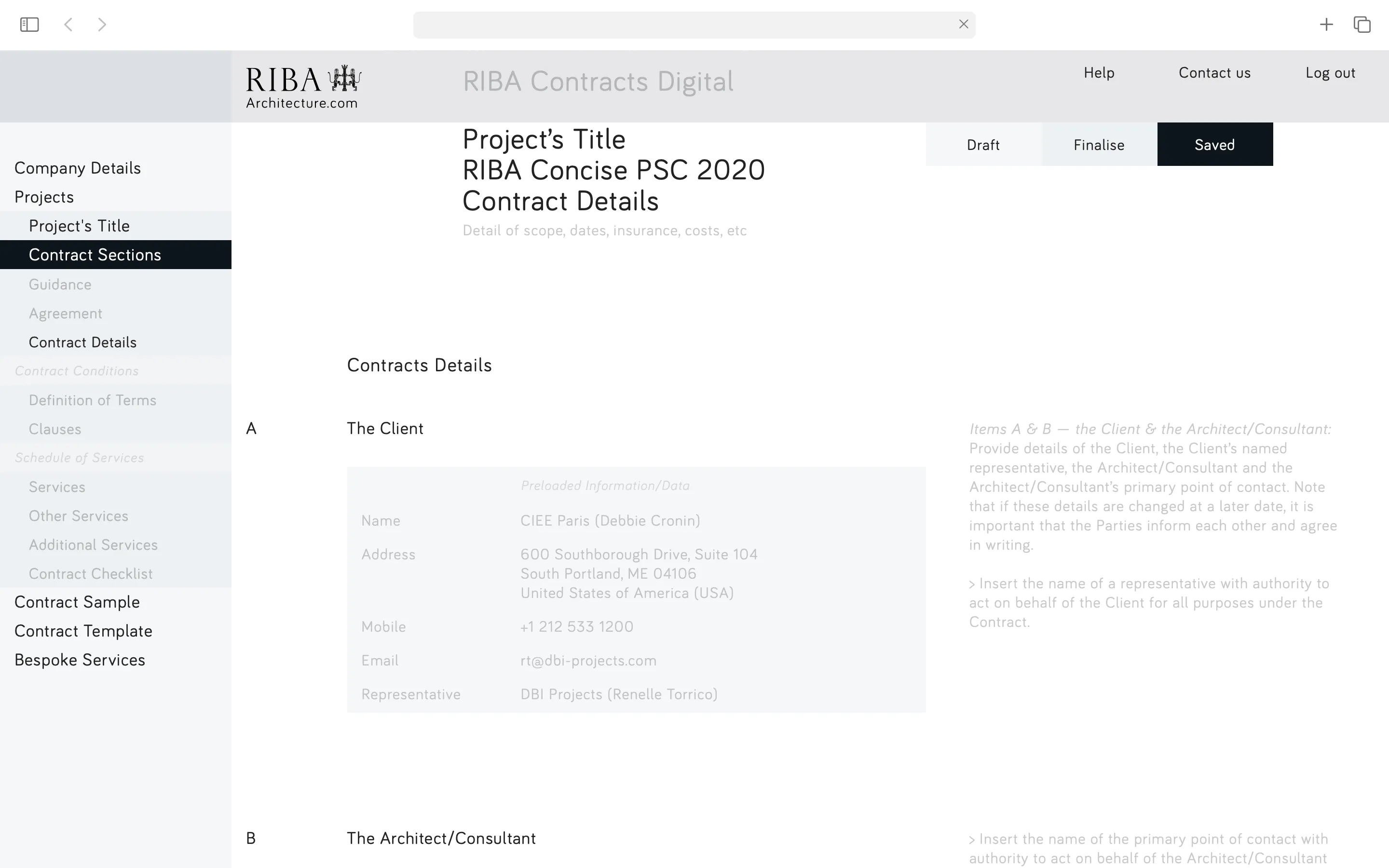 Laura Jouan, portfolio: RIBA Contracts, architecture & generative system, 2023. Branding & website (design/development)