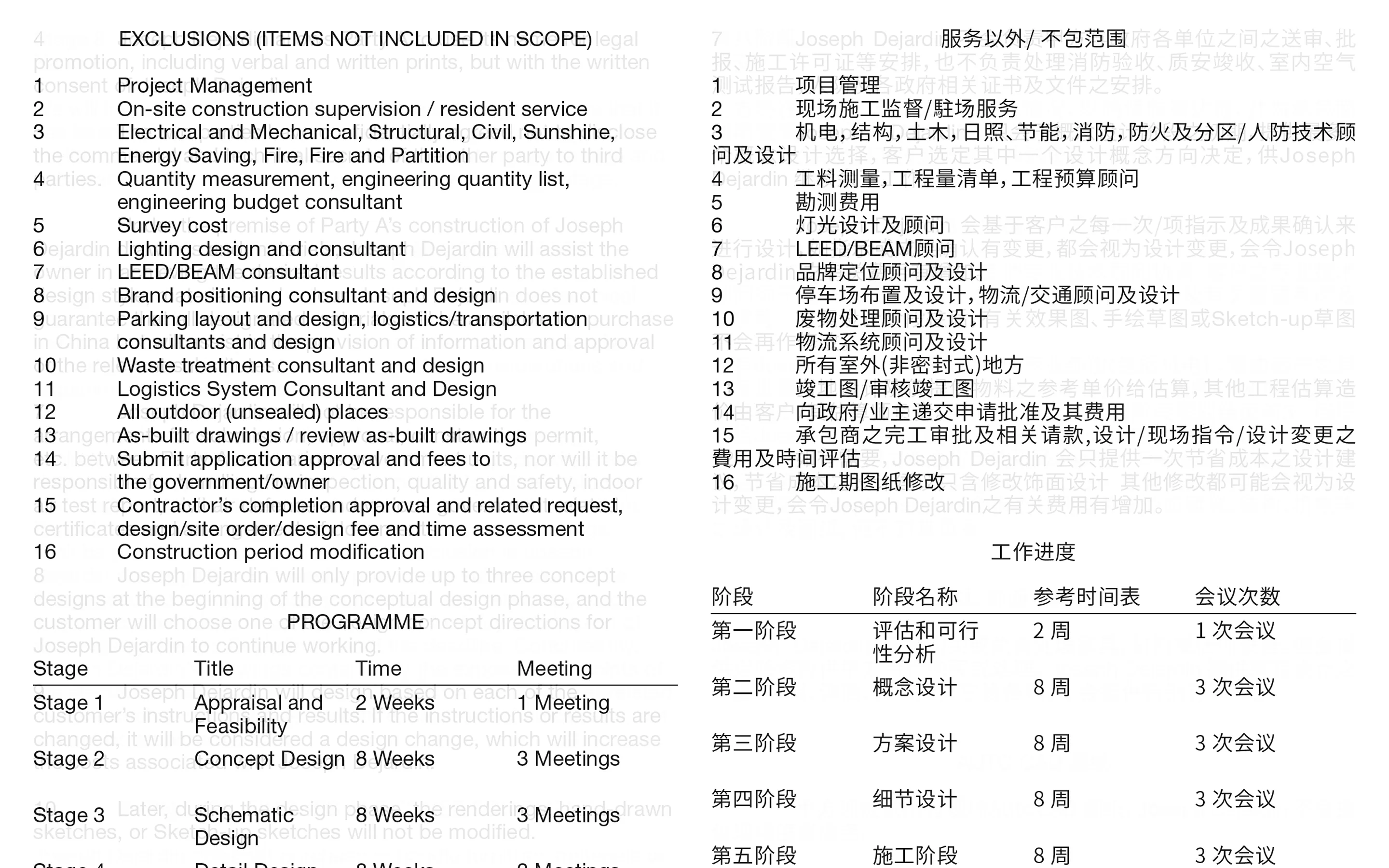 Laura Jouan, portfolio: Joseph dejardin, architecture & design studio, 2019. Branding & website (design/development)