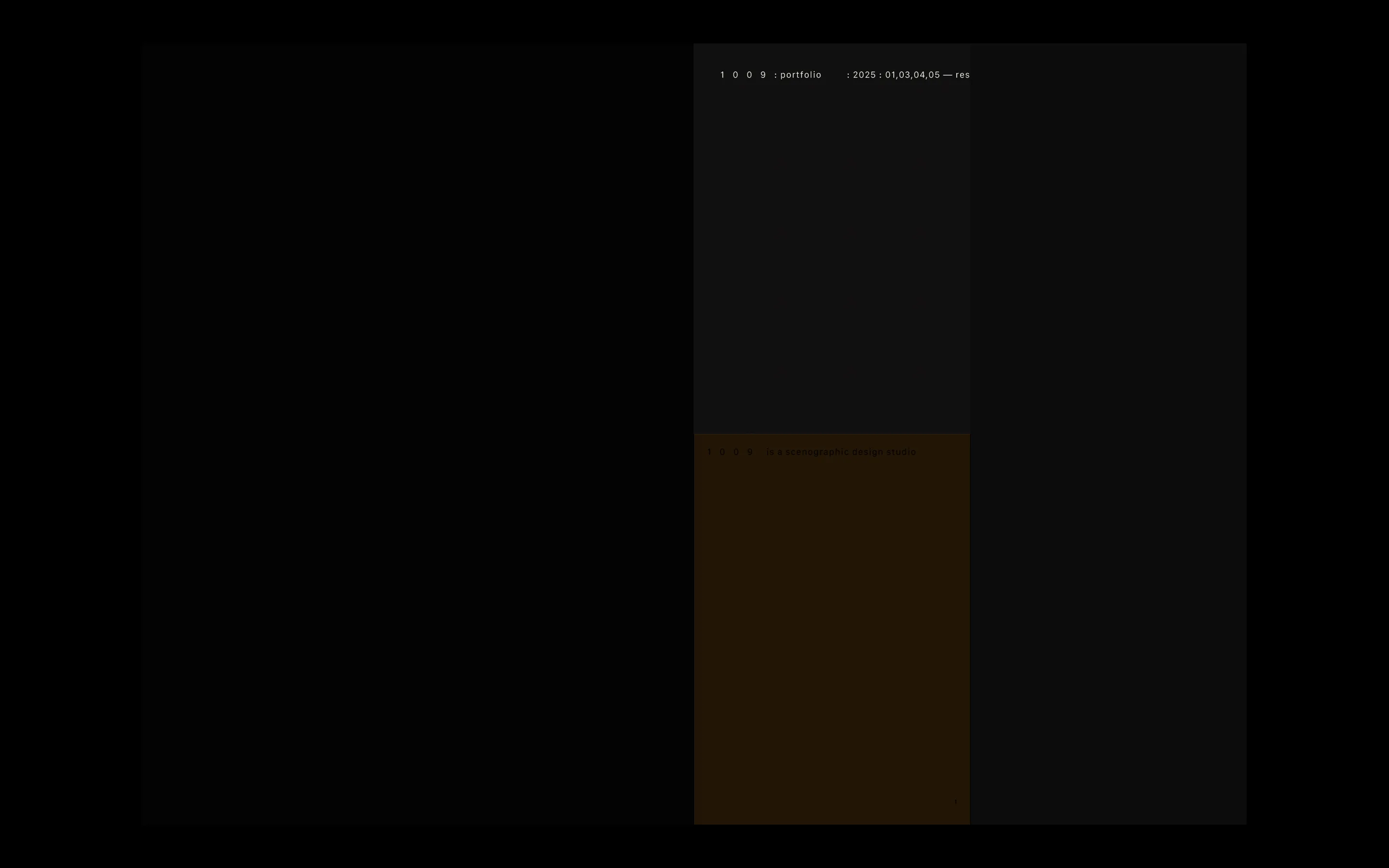 Branding & Website Development — Visual identity, art direction, editorial, portfolio, social and website (design & programming) for the architecture & design studio, 1009, based in London. www.10-09.com
— designed by Laura Jouan, 2024