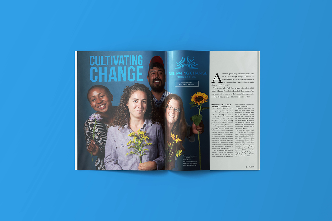 BEQ Pride Magazine Design 
