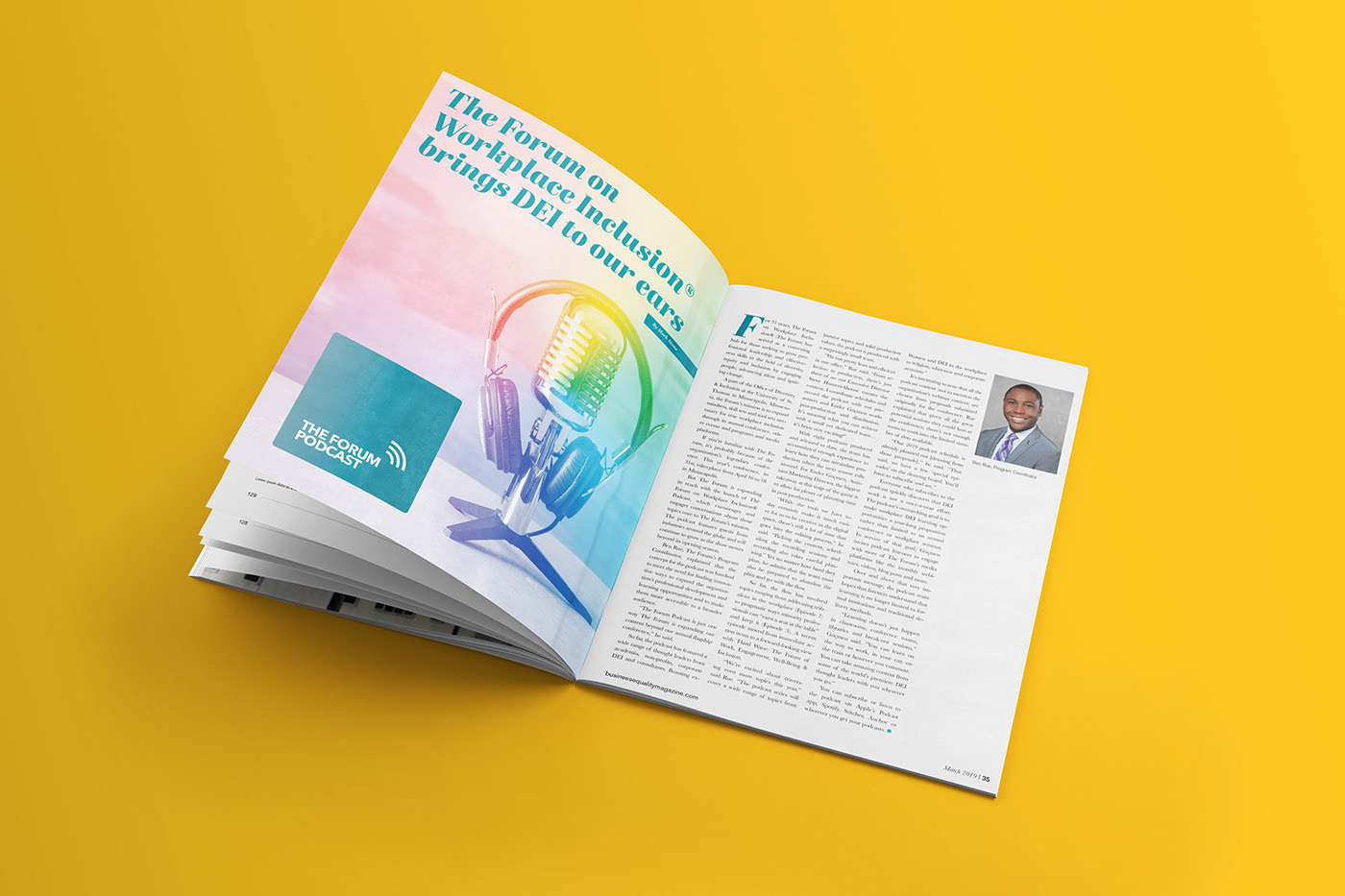 BEQ Pride Magazine Design 
