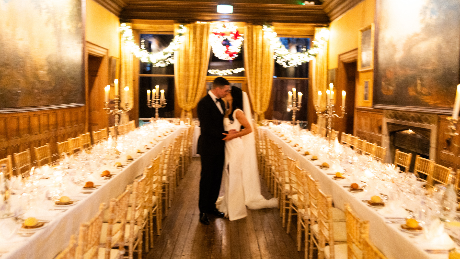 Modern Classic Autumn wedding at Castle Leslie