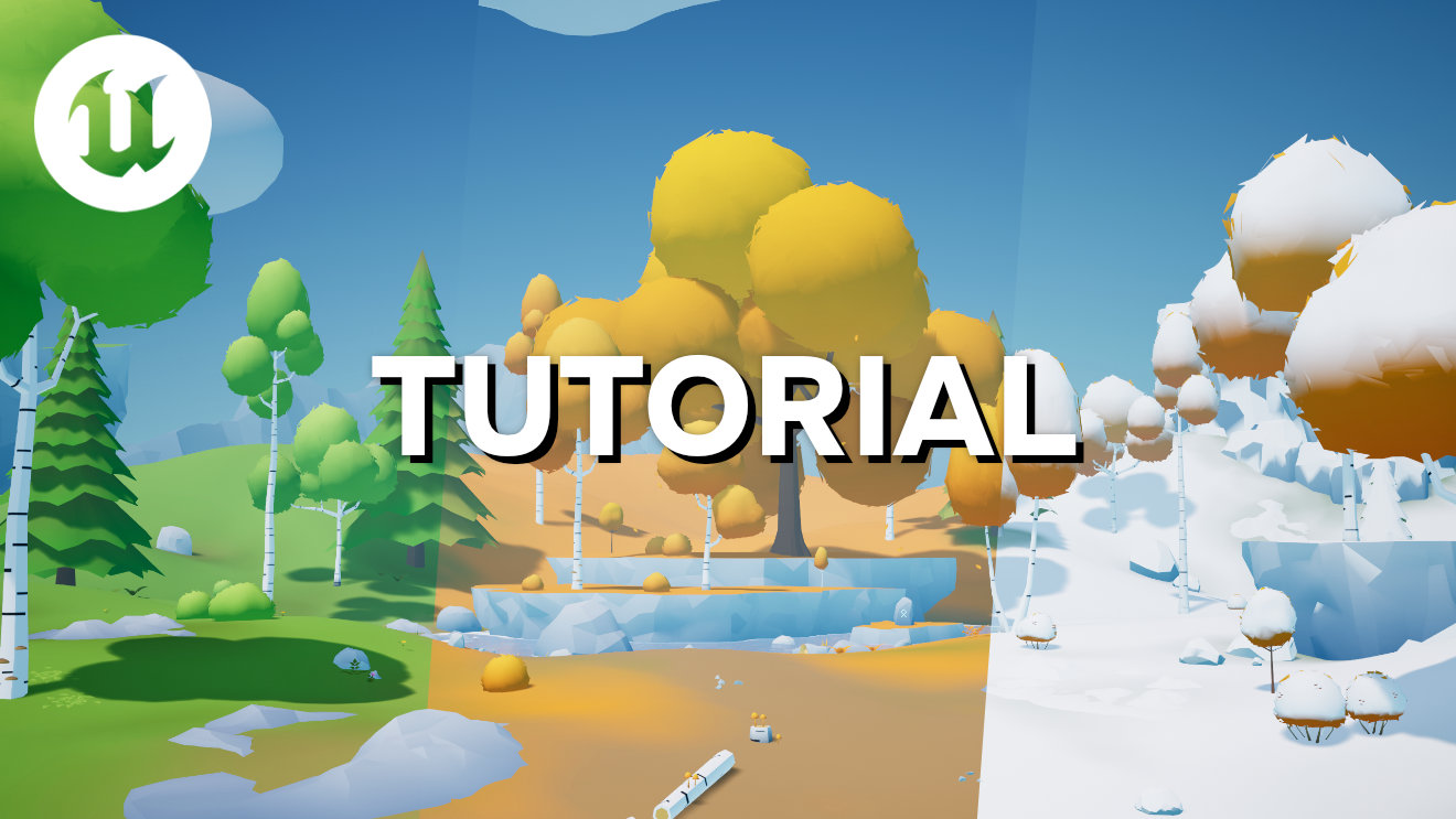 Unreal Engine 5 Tutorial: How to Use - Stylized Poly Nature Environment