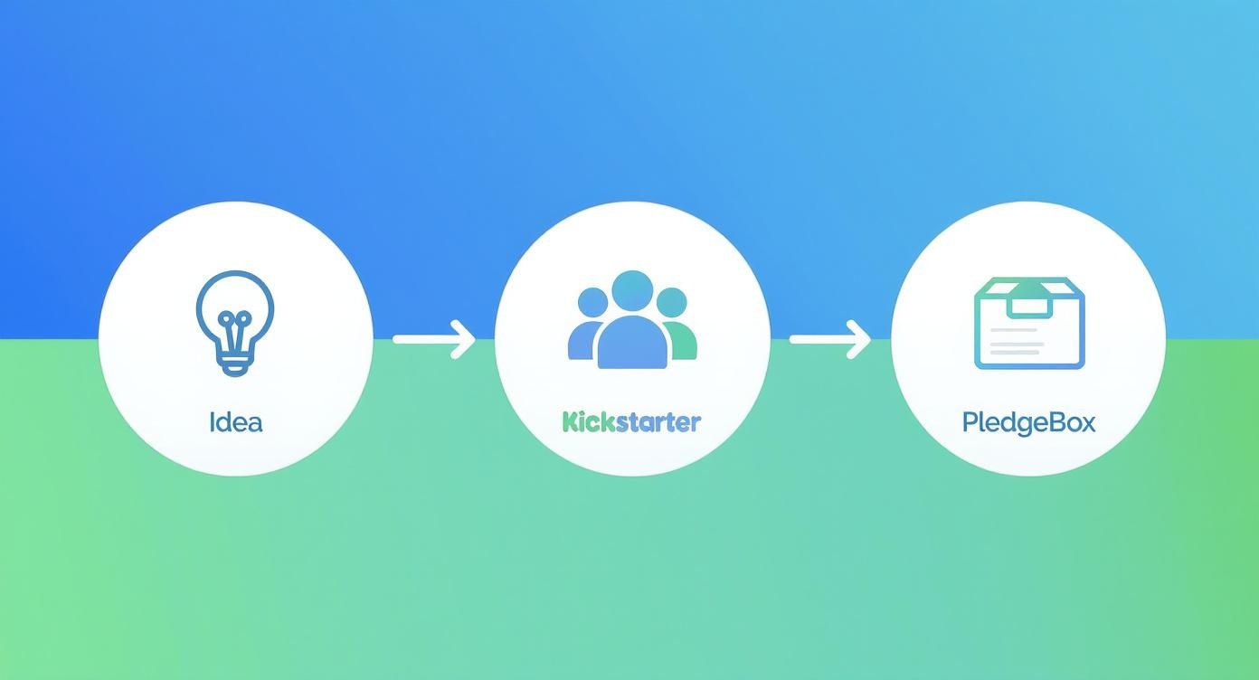Infographic about board game kickstarter