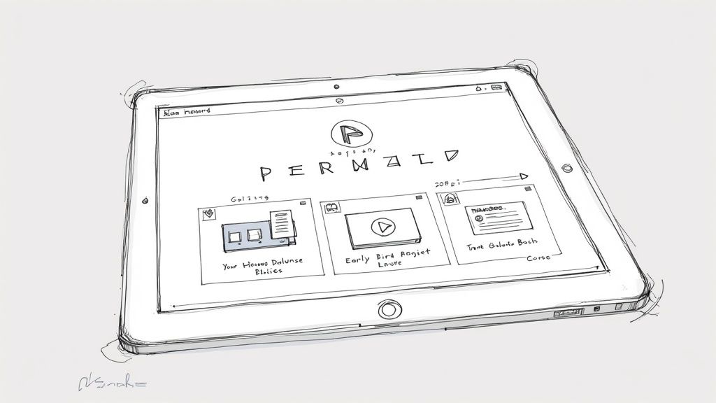 People engaging with a board game Kickstarter page on a laptop