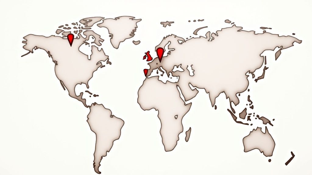 A neatly organized warehouse with boxes of board games being prepared for shipping, conveying a sense of efficient fulfillment.