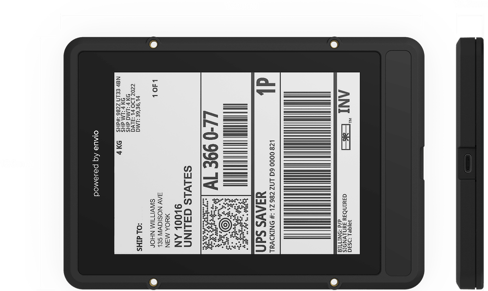 e paper digital shipping label