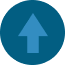 Arrow facing upwards.