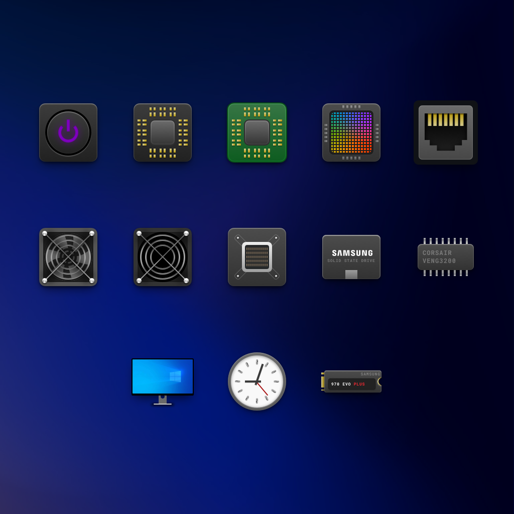 Hardware Icons Preview