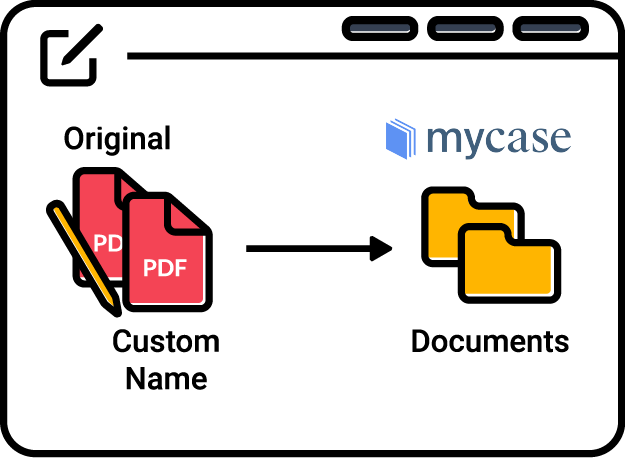 Linking CourtDrive PDFs and cases to iManage client matters for streamlined legal document management.