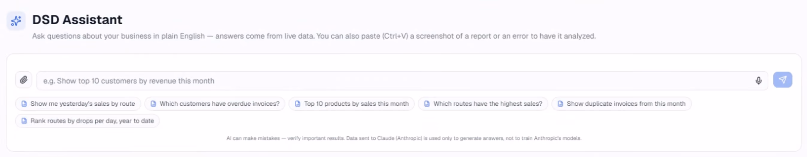DSD Assistant Questions