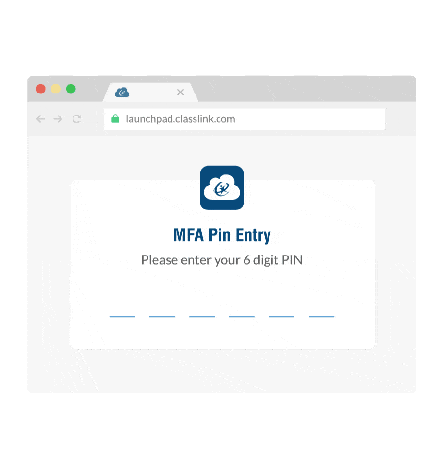 MFA PIN Entry and Image Selection