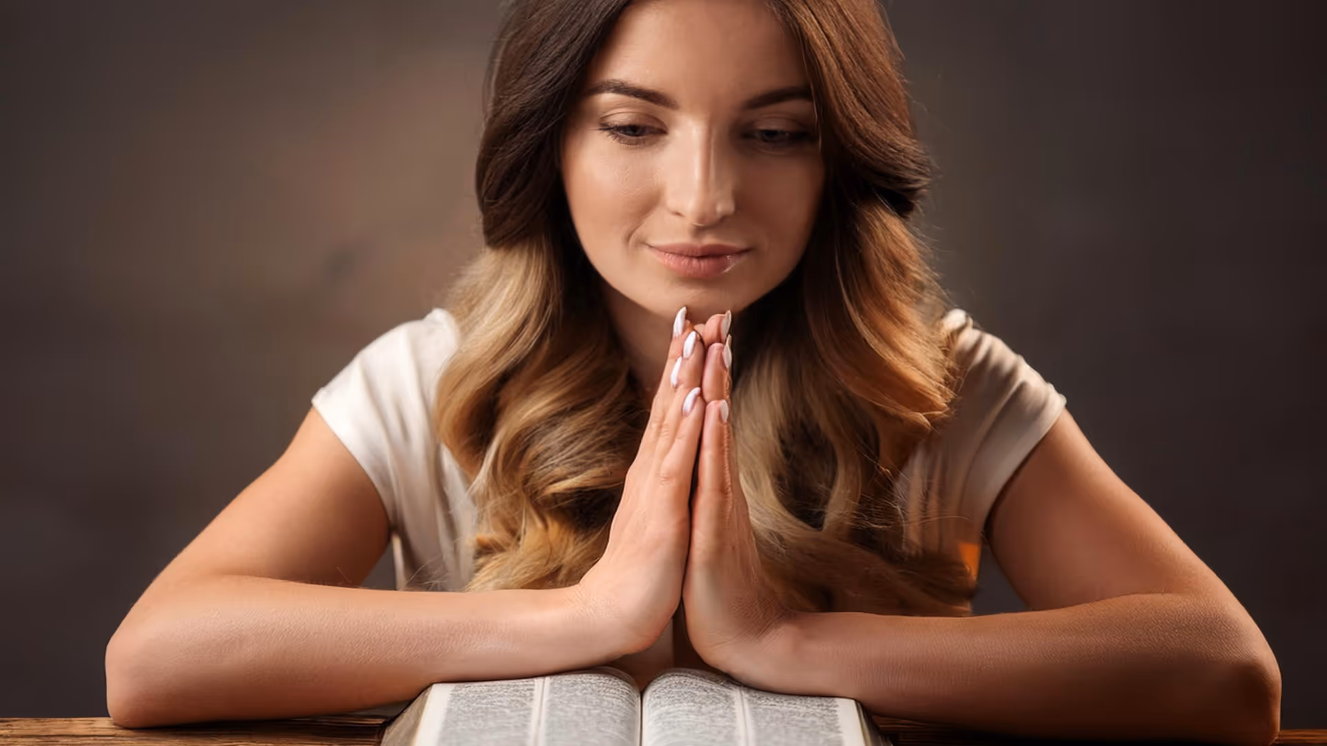 Hands folded in prayer