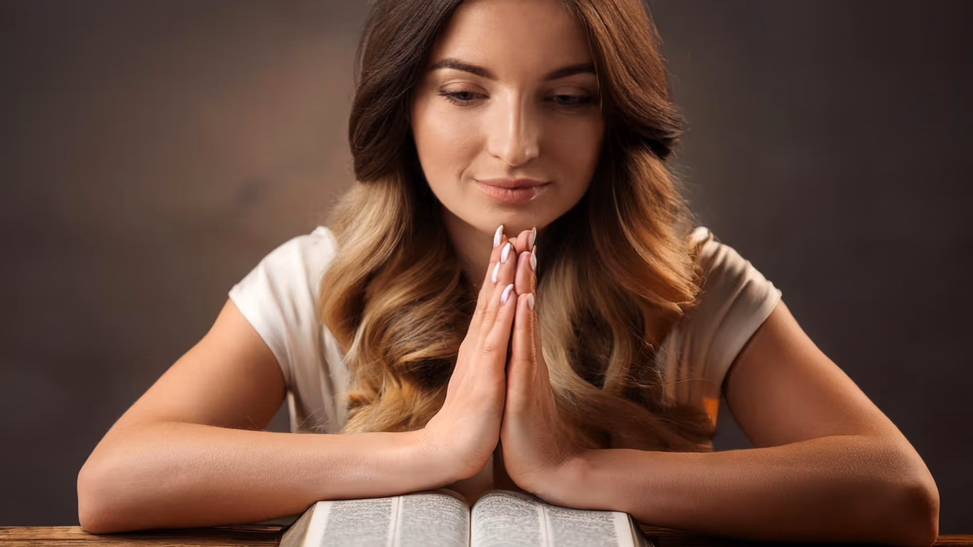 Hands folded in prayer