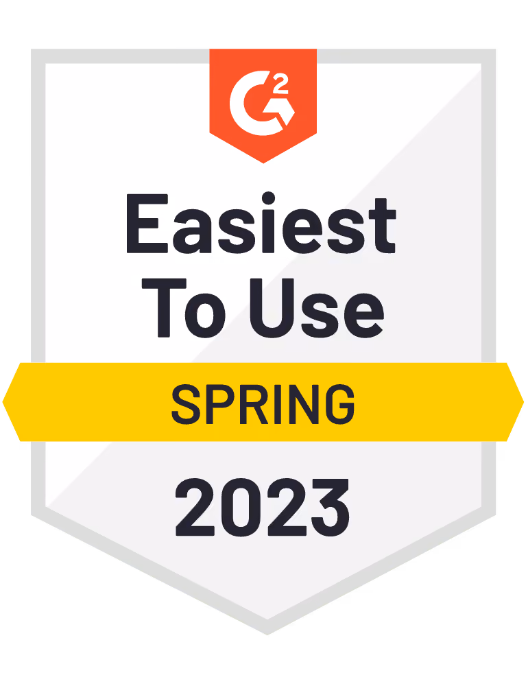 G2 review badge.