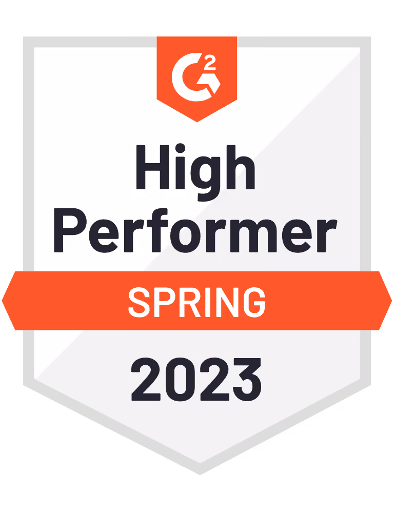G2 review badge.