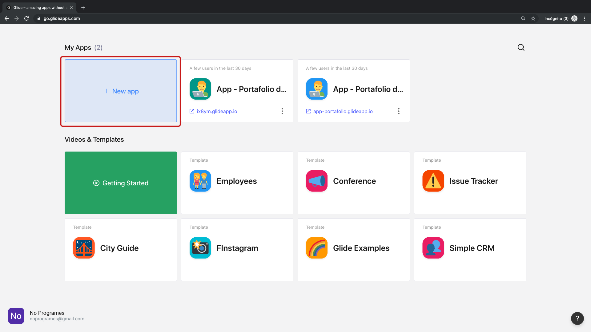 Cómo crear una aplicación de portafolio de productos para dispositivos móviles usando Glide - Paso 5