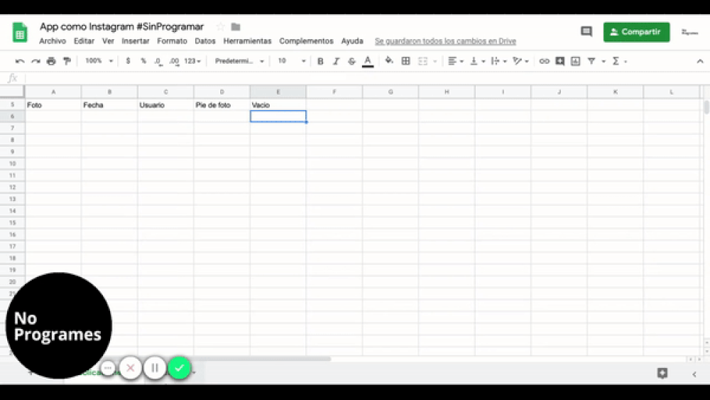 Cómo crear una aplicación como Instagram sin programar usando Glide - paso 6