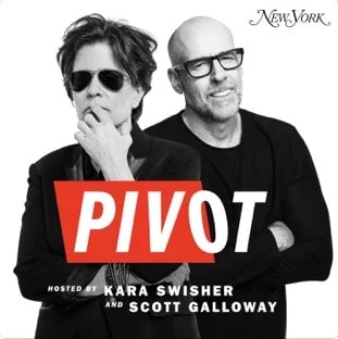 Logo for the ‘Pivot’ podcast
