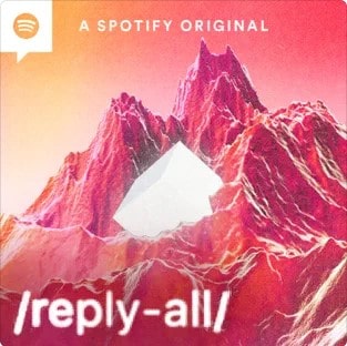 Logo for the ‘Reply All’ podcast