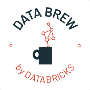 Logo for the ‘Data Brew’ podcast by Databricks