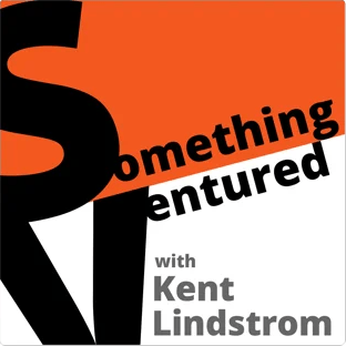 Logo for ‘Something Ventured’ podcast
