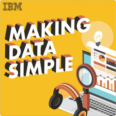 Logo for the ‘Making Data Simple’ podcast by IBM