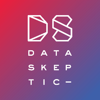 Logo for the ‘Data Skeptic’ podcast