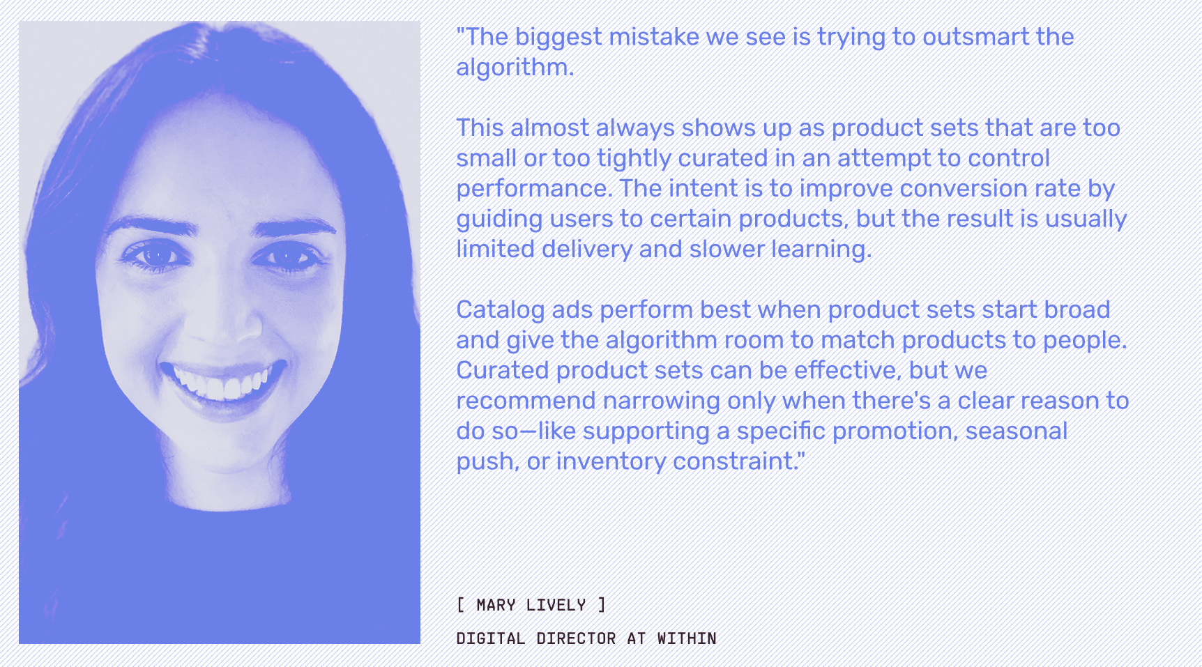 Mary Lively, Digital Director at WITHIN