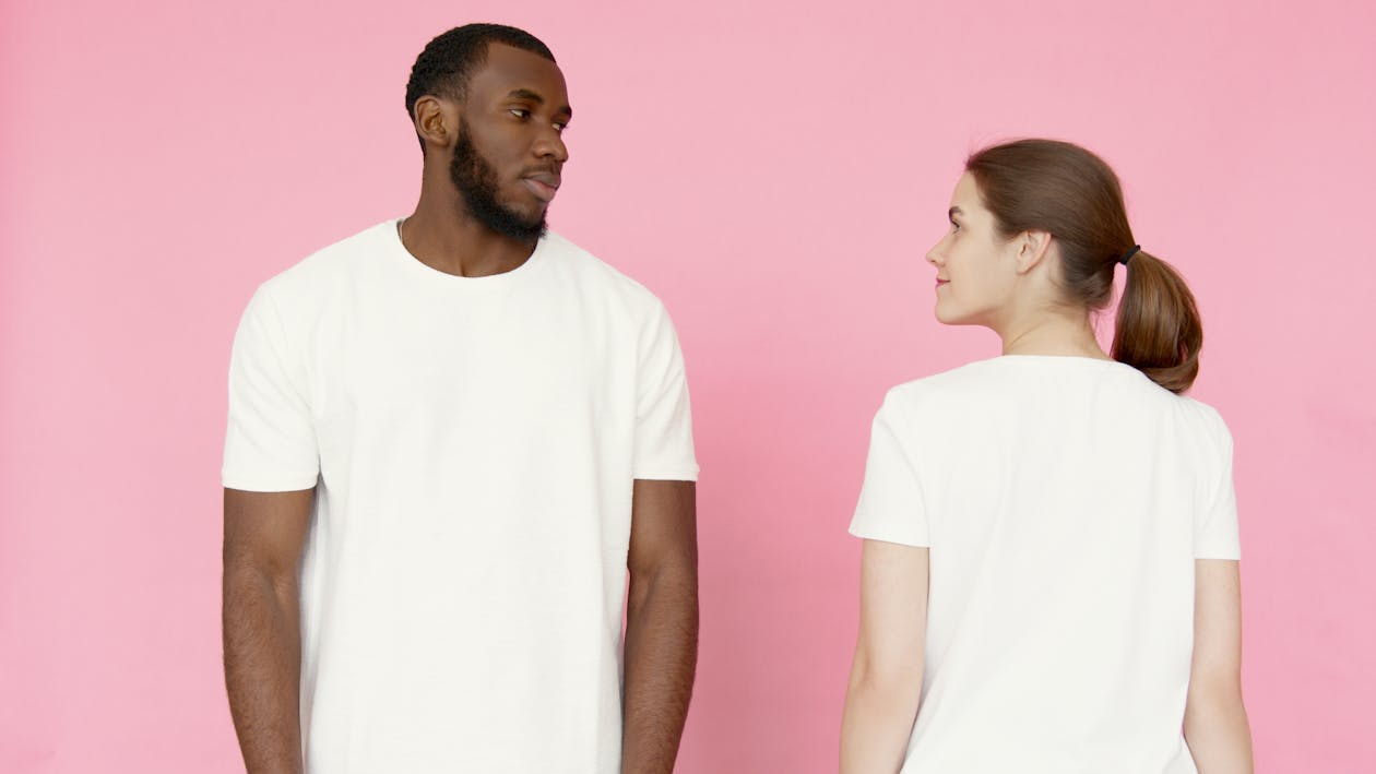 Diverse models wearing inclusive unisex clothing