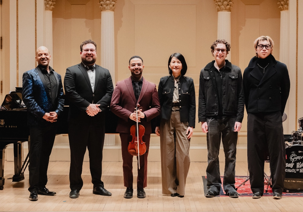 Staff at the Carnegie Hall Recital