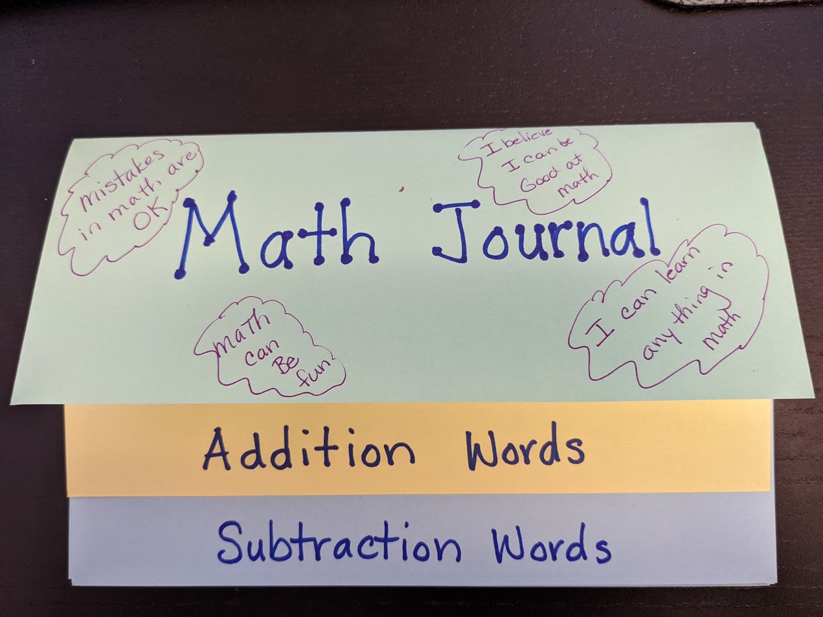 Primary Math Journal
