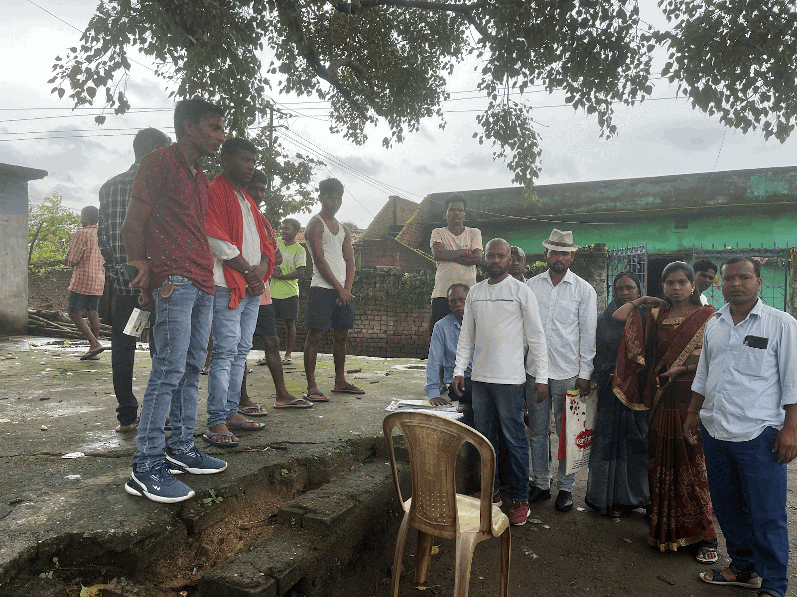 Residents of Ichakdih village await employment in lieu of their land that the government acquired for coal mining decades ago.